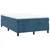 Vidaxl Box spring postelja z vzmetnico temno modra 120x200 cm žamet