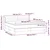 Vidaxl Box spring postelja z vzmetnico modra 180x200 cm blago