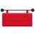 Vidaxl Viseče vzglavje postelje Rdeča Umetno usnje
