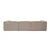 Atelier del Sofa Ugaona garnitura Fora 296x66x185cm Braon