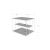 Hanah Home Klub sto Lifon, 50x33x40 cm, Krem