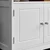 Songmics Kopalniška omarica 60x30x60 cm Bela