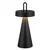 LED prigušiva spoljašnja punjiva dodirna stona lampa HALO LED/1,5W/3,7V 3000 mAh IP44 crna