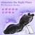 SuperLove Butterfly Mini Panty Dual Stimulator with App Black
