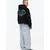 Pull&Bear Majica STWD cijansko modra/črna