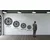 WallXpert metalni zidni ukras 5169, nordijski simbol sa runama u krugu, 60 x 60 cm, crni