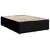 Vidaxl Box spring postelja z vzmetnico črna 160x200 cm blago