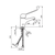 KING baterija za lavabo lekarska J30L001 - Rosan