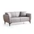 Atelier del Sofa Dvosed Belissimo 180x67x95cm Sivi