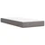 vidaXL Postelja boxspring z vzmetnico Taupe 90 x 200 cm Blago
