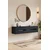 Hanah Home komoda Rany 120, 120 cm, antracit / srebrna