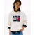 Tommy Jeans Majica marine/rdeča/bela/volneno bela