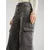 STUDIO SELECT Kargo kavbojke Ashley siv denim