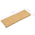 Prostirke za stepenice 15 kom 65x21x4 cm bež pravokutni rub