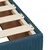 vidaXL vidaXL Box spring postelja z vzmetnico modra 120x200 cm žamet, (21321610)