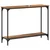 Konzolna stolica s policom Staro drvo 101 x 30.5 x 75 cm
