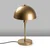 Opviq Stona lampa Togg-14808, 20x20x35 cm, IP20, Zlatne boje