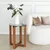 Hanah Home Set klub stolova, 2 komada Amalfi 40x45/50cm, Orah