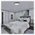 LED prigušiva plafonska svetiljka ILVI LED/45W/230V 2700-6500K prečnik 50 cm crna/bež + daljinski upravljač