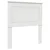 vidaXL Vzglavje z vzglavjem Bela 80 cm Konstruiran les