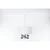 Luster na sajli BUBBLE 1xE27/60W/230V prečnik 40 cm bela