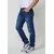 KOROSHI Kavbojke moder denim