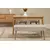 HANAH HOME Vina 02 1005 Atlantic Pine Cream (Produživi trpezarijski sto, stolice i konzola (5 komada))