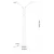 Globo 58504-2SSA-LED prigušiva podna lampa SILVIO 2x6,5W/230V 2700/3350/4000K bež