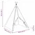 Teepee šator Bijelo 120 x 120 x 150 cm Tkanina i plastika