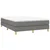 Vidaxl Box spring postelja z vzmetnico temno siva 140x200 cm blago