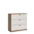 Hanah Home komoda Lucas 1600-237, 80 cm, orah / bela