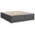 Vidaxl Box spring postelja z vzmetnico temno siva 180x200 cm blago