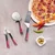 Garlic press with 2 pressing inserts, stainless steel, Gallant Plus