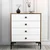 HANAH HOME Komoda Lizbon 537 Walnut White