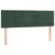 Vidaxl Box spring postelja z vzmetnico temno zelena 140x200 cm žamet