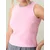 Sinsay - Pleteni top - pastelno roze