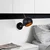 Opviq Zidna lampa E27 Max 40W, Crno-Bakar