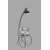 Aberto Design Podna lampa Güler Retro 3, 165 cm, E27, 40W, Crna