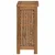 Košarica za rublje Prirodna 35 x 25 x 60 cm Čvrsto teak drvo