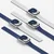 MOFT Snap Duo Band for Apple Watch 46mm - Navy Blue + Misty Cove