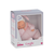 Dojenček Babipouce Cotton Flower Mon Doudou Corolle z modrimi očkami in našobljenimi ustnicami 28 cm od 0 mes