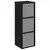 Kreveta s ladicama Crni hrast 35 x 32 x 99,5 cm