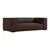 Temno rjava usnjena zofa 212 cm Madame - Windsor & Co Sofas