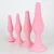 SuperLove Anal Trainer Kit Silicone Butt Plugs Pink 4 Pack