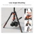 K&F Carbon Fiber Lightweight Camera Tripod with Hydraulic Video Tripod Head O255C4+FH-03