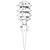 Lessentiel Maison Spoljna zidna lampa BBO-68161-BSY, 50 cm, IP65, E27, Crna
