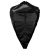 Ouch! Zip-Up Full Arm & Shoulder Sleeve Restraint Black
