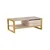 Hanah Home Klub sto Haldizen, 105x40x55 cm, Bež