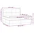 Vidaxl Box spring postelja z vzmetnico črn 200x200 cm blago