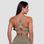 GymBeam Pulse Running Sports Bra Vetiver